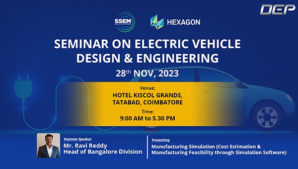 DEP’s Insightful Presence at the Electric Vehicle Design Seminar 2023
