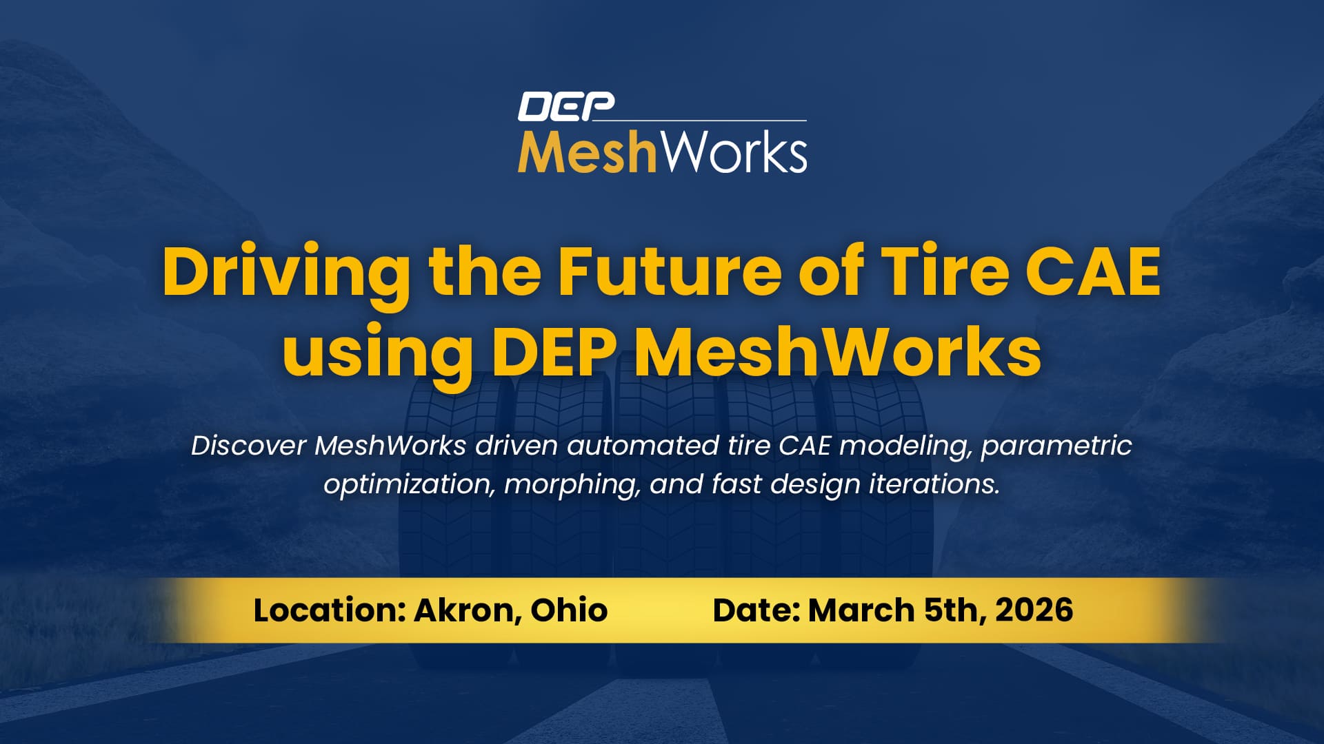 Transforming Tire CAE using MeshWorks Parametric CAE & Optimization for Design Synthesis